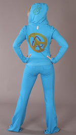 Gypsy 05 Riley Foldover Sweatpants Turquoise