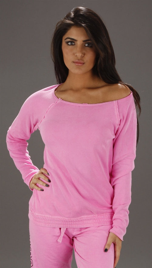Gypsy 05 City Love Distressed Top in Pink