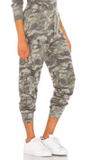 MONROW Camo Sporty Sweat Pants Grey Camouflage Army Skinny | ShopAA