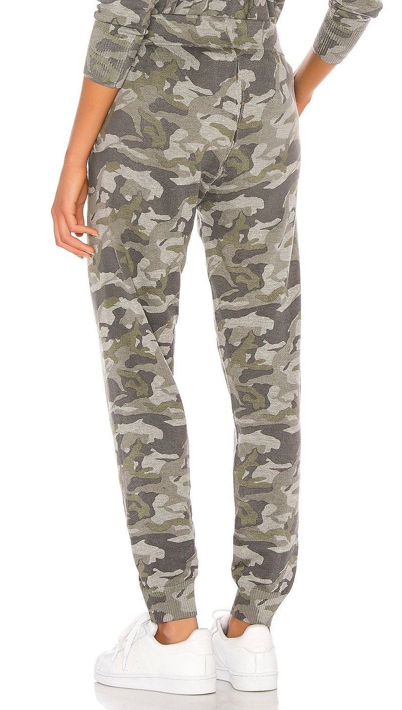 MONROW Camo Sporty Sweat Pants Grey Camouflage Army Skinny | ShopAA