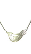  ShopAA Make A Wish Silver Love Bird Cut Out Charm Necklace Jewelry 
