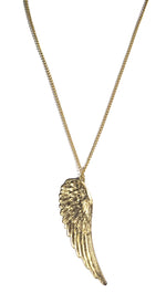 Apparel Addiction Wing Necklace Gold