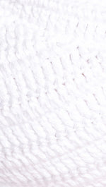 Indah Mila Hand Crochet Underwire Bikini Top Solid White | ShopAA