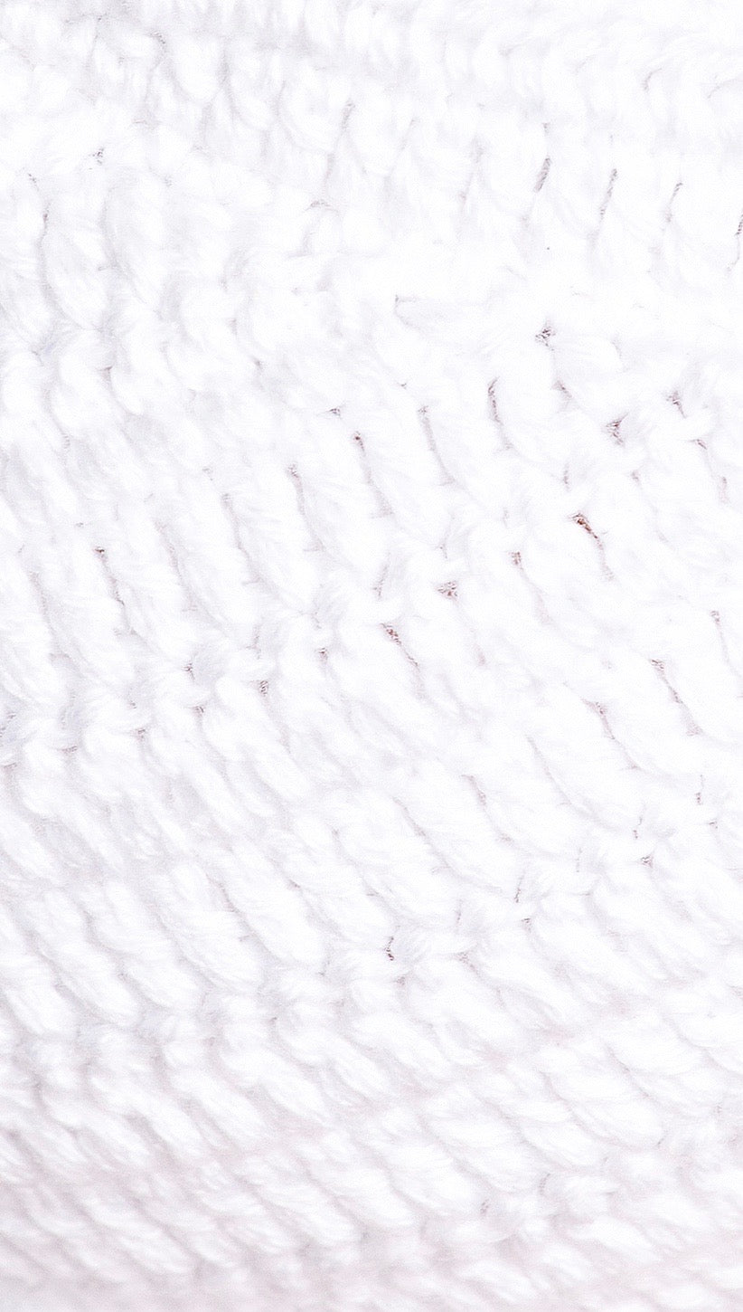 Indah Sonya Skimpy Solid White Hand Crochet Bikini Bottoms | ShopAA