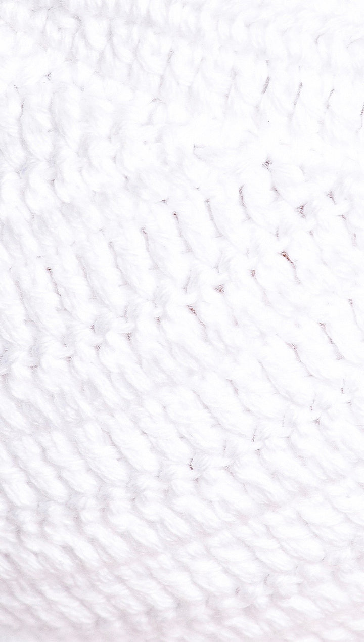 Indah Sonya Skimpy Solid White Hand Crochet Bikini Bottoms | ShopAA