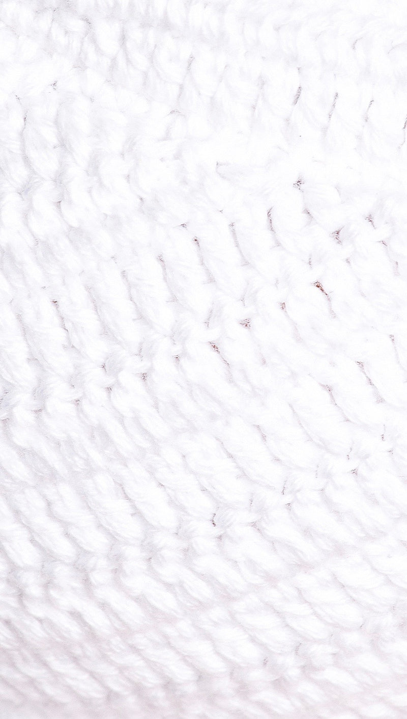 Indah Sonya Skimpy Solid White Hand Crochet Bikini Bottoms | ShopAA