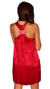 Janet Silk Pocket Dress Red