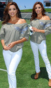 Jessyka Robyn Skinny Jeans in White as seen on Kristin Cavallari
