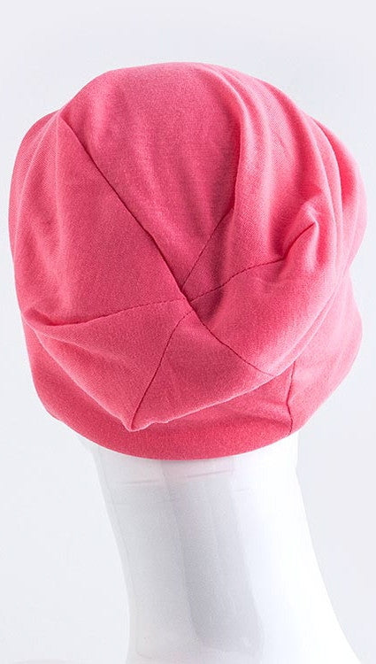 Neon Pink Slouchy Summer Beanie