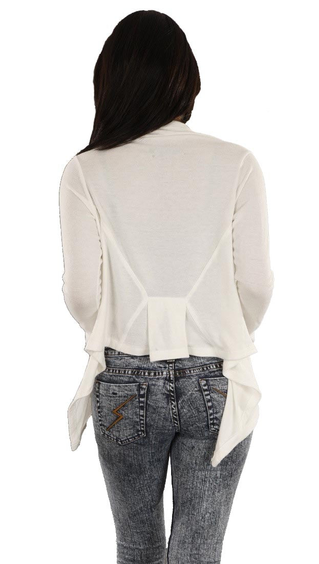 Jet John Eshaya Cropped Cardigan in Cream