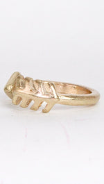Metal Arrow Cuff Ring in Gold, Silver or Rose Gold
