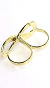 Two Finger Infinity Symbol Ring in Gold or Silver