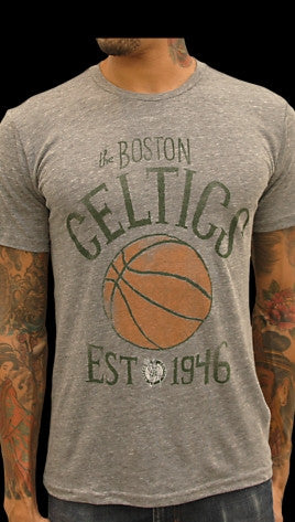 Junk Food Clothing NBA Boston Celtics Est. 1948 Tri-Blend Tee