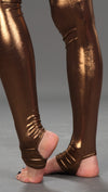 Kinkate Shiny Leggings Bronze