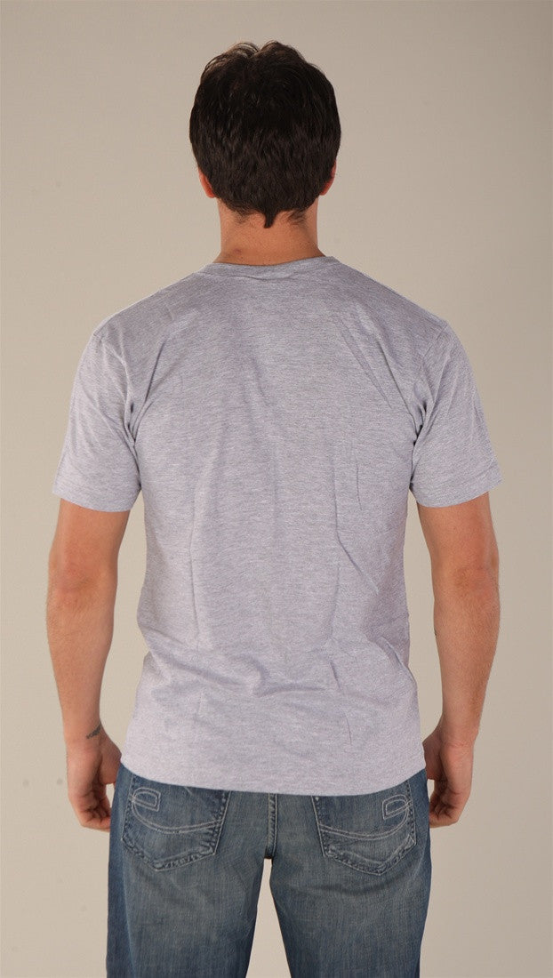 Kinkate Jersey V-Neck Tee Grey