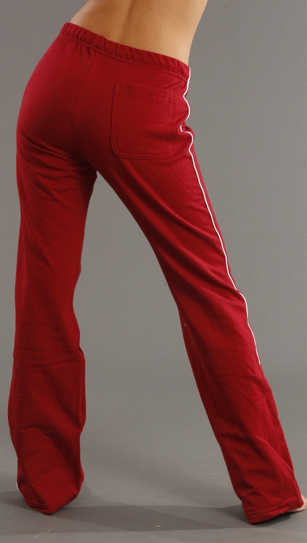 Kinkate White Lined Sweat Pants