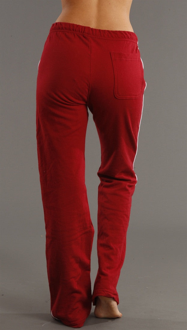 Kinkate White Lined Sweat Pants