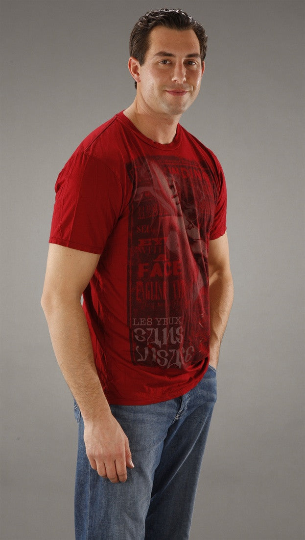 Kinetix Les Yeux Tee in Crimson