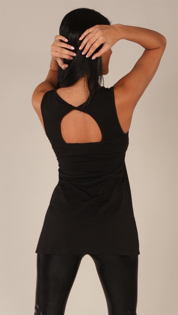 Zendo Couture Low Cut Shirt Black