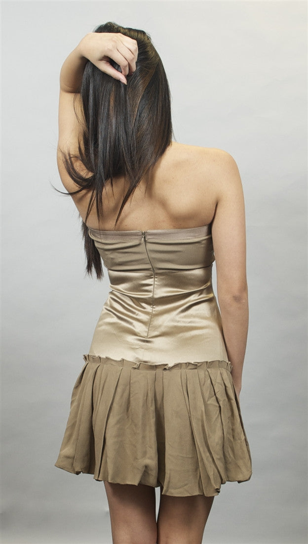 Jessyka Robyn Ya-Ya Mariel Tiered Ruffle Silk Dress