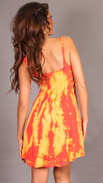 Lauren Moshi Karina Short Pocket Dress With Giraffe Head in Melon Twist