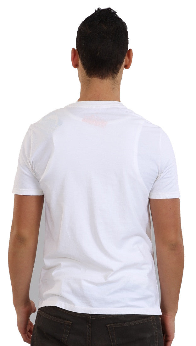 Local Celebrity Mens Comb Over To The Wild Side Tee Shirt White 