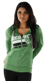 Local Celebrity Respect Your Mother Hoodie in Green