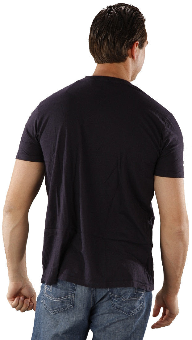 Local Celebrity Mens Wingman Tee in Navy Blue 