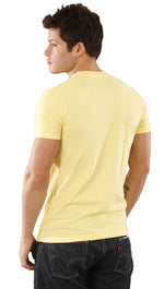 Local Celebrity Mens Drugs Are Bad Crew Neck Tee Shirt Yellow 