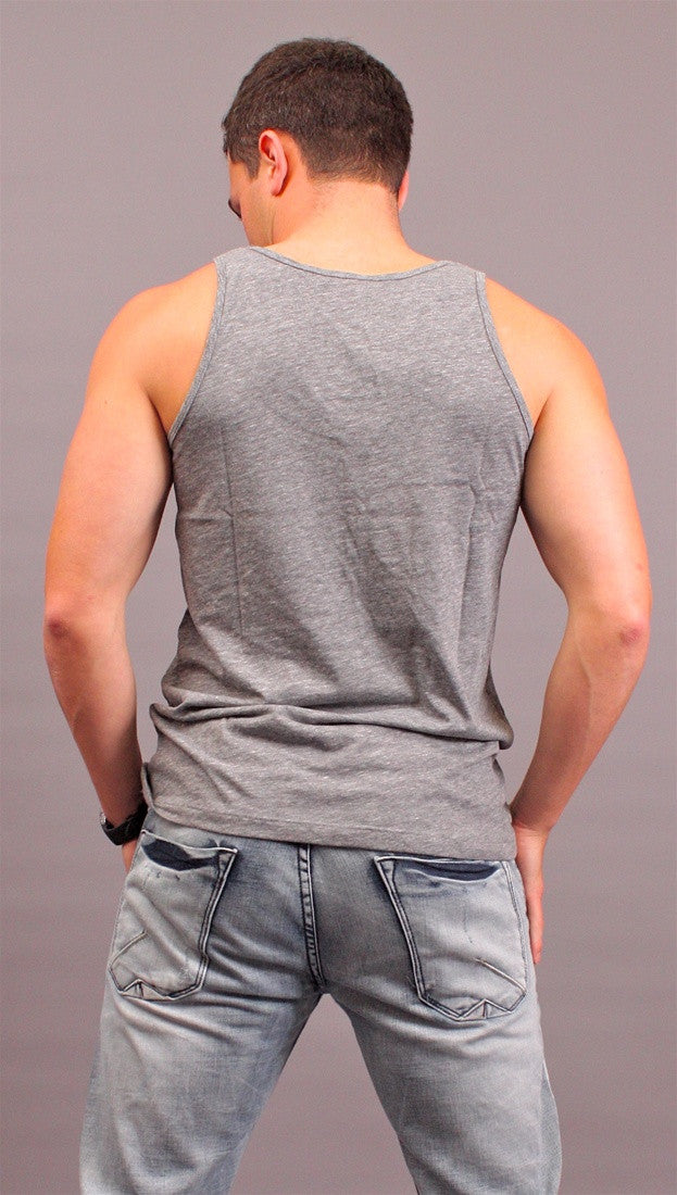 Local Celebrity Drugs Are My Life Tank in Grey