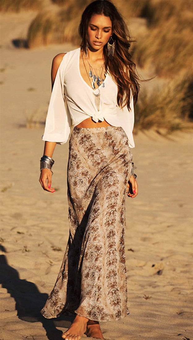 Lovers + Friends Daydream Blouse in White - As seen on Kristin Cavallari