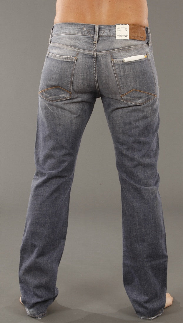 Meltin Pot Morgan Grey Cast Regular Fit Jean in UD275