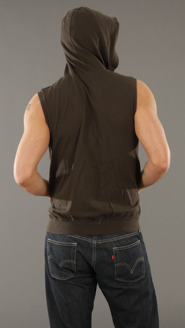 Morphine Generation Button Down Hooded Vest