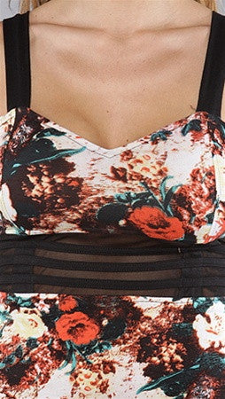 Motel Erica Dress in Wallflower Peach