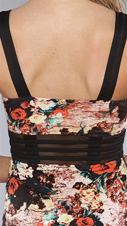 Motel Erica Dress in Wallflower Peach
