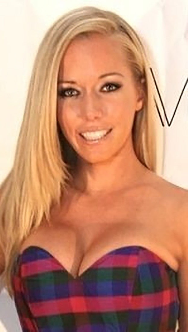 Naven Silk Plaid Corset Strapless Top 