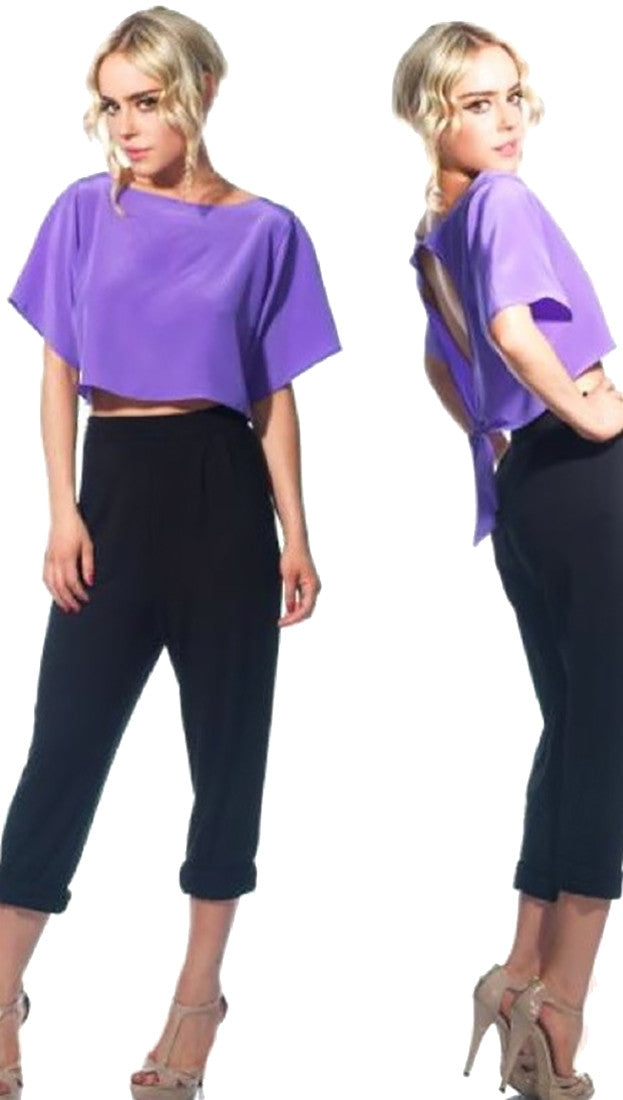 Naven Twisted Top Purple