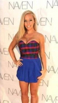 Naven Monroe Shorts in Tan <P>As Seen on Kristin Cavallari