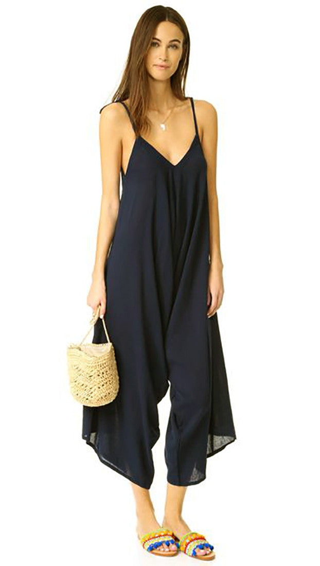 9 Seed Bali Jumpsuit in Black Swim Cover Up