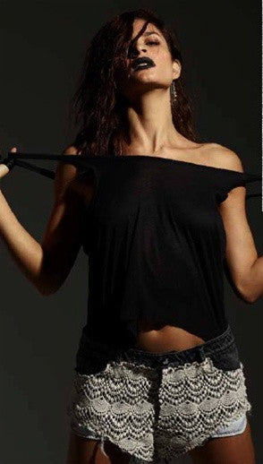 One Teaspoon Rocco Rollers in Desaturated/Cream