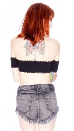 One Teaspoon Rocco Rollers in Desaturated/Cream