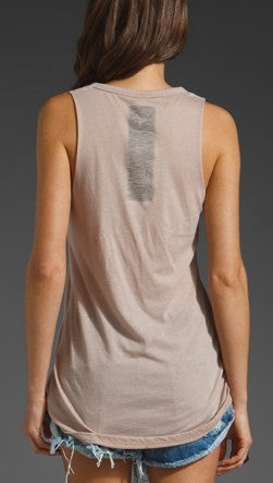 One Teaspoon Skeleton Club Ryder Tank in Wheat