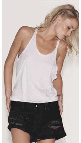 One Teaspoon Original Bandits Denim Shorts in Aged Coal