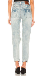 High Waisted Freebird Jeans in Blue Hart One Teaspoon l ShopAA