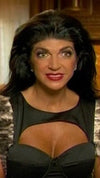 Pascucci Mazzello Feather Dress in Black as seen on Teresa Giudice