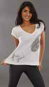 Public Library Free Spirit Feather Swing Tee