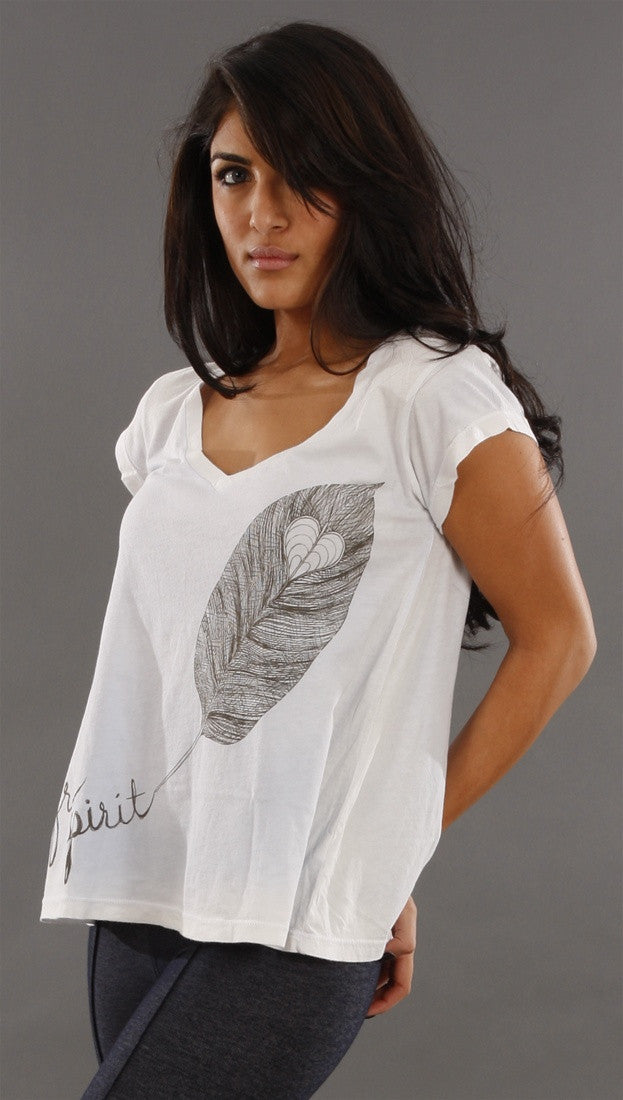 Public Library Free Spirit Feather Swing Tee