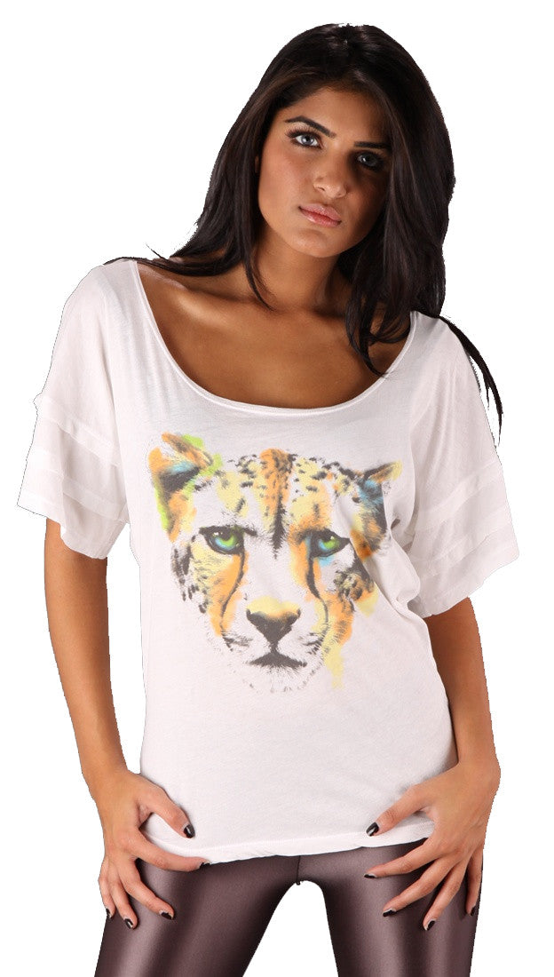 Public Library Spotted Cheetah Top – ShopAA