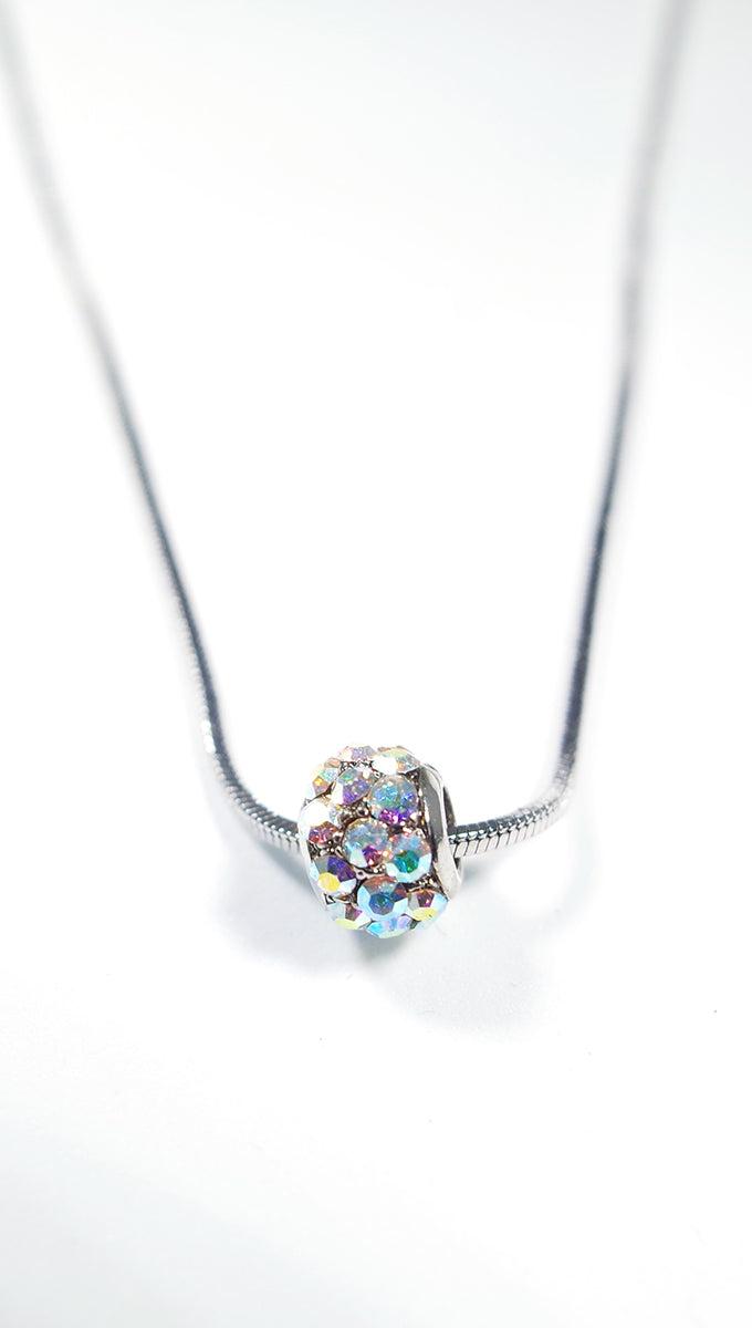 Apparel Addiction Jewelry Clear Stone Bead Necklace