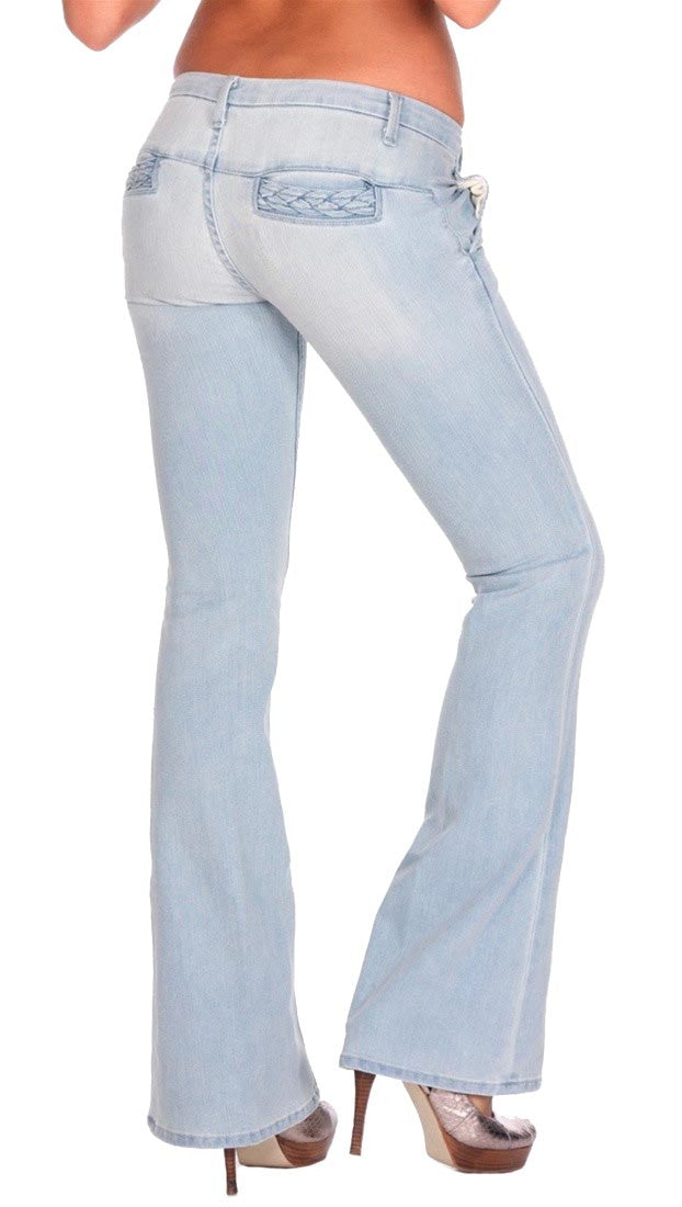 Raven Denim Mackenzie Braided Trouser in Zen